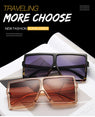 Oversized Square Brand Designer Big Frame Sunglasses