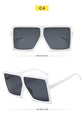 Oversized Square Brand Designer Big Frame Sunglasses