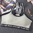 Letter Sports Push Up Fitness Running Yoga Bra