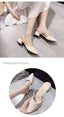 Party Women Mules Pointed Toe Block Slipper