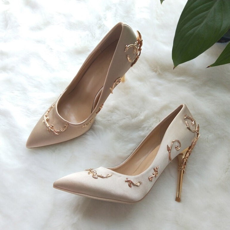 Luxury Brand Women Pointed Toe Pumps