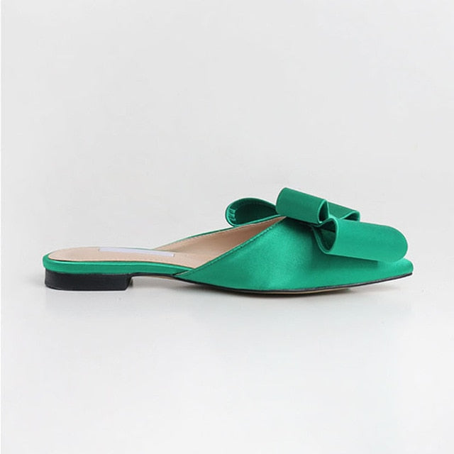 Spring Summer Women's Korean Silk Slippers