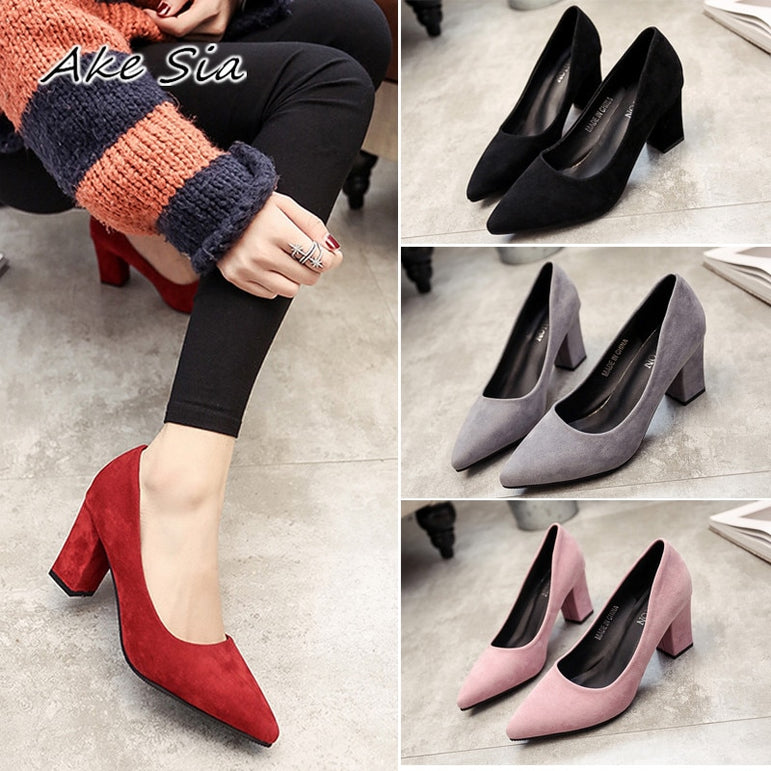 Female Pointed Lady Sexy Heels Shoes