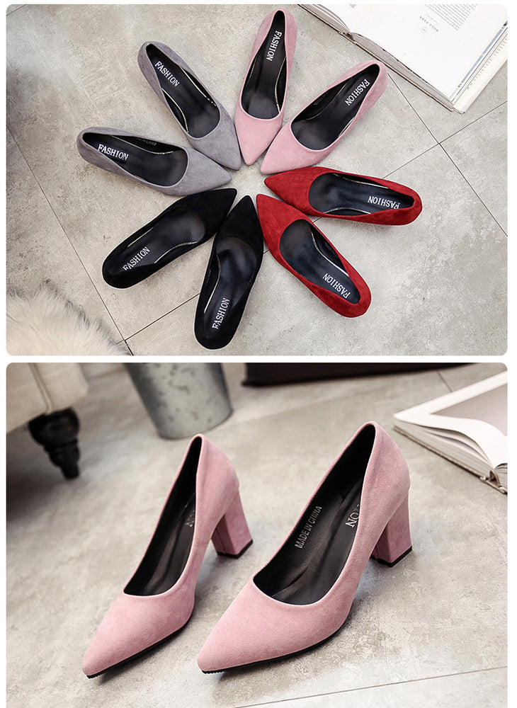 Female Pointed Lady Sexy Heels Shoes