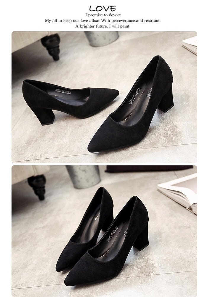 Female Pointed Lady Sexy Heels Shoes