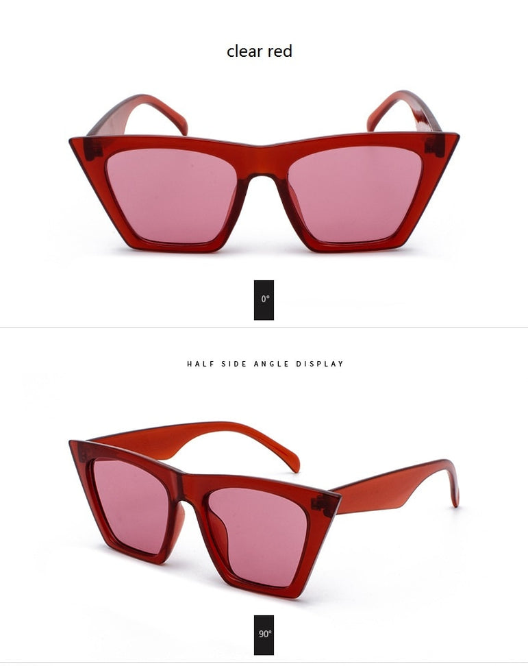 Polarized Cat Eyes Colorful Sunglasses