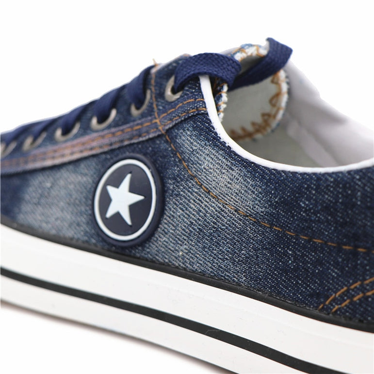 Fashion Women Denim Casual Sneakers