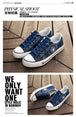 Fashion Women Denim Casual Sneakers