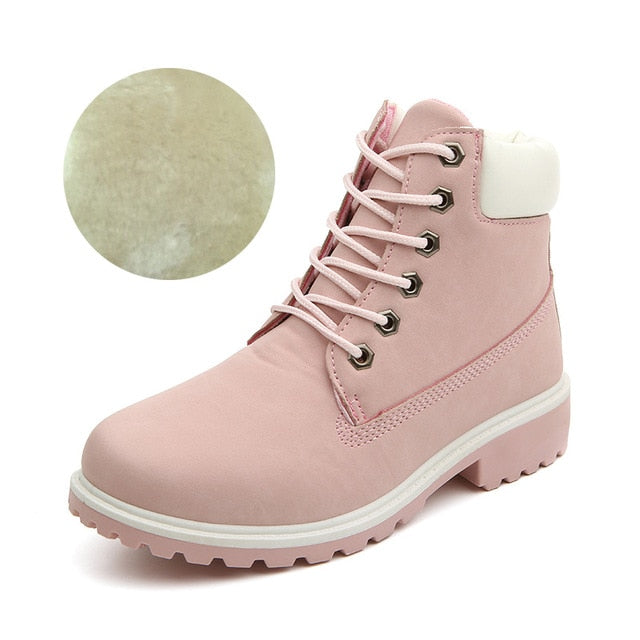 Women Flat Heel Boots Fashion Boots