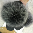 Hot Fur Women Fox Home Fluffy Sliders