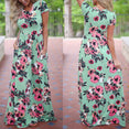 Women Long Maxi Floral Print Boho Dress