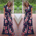 Women Long Maxi Floral Print Boho Dress