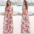 Women Long Maxi Floral Print Boho Dress