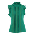 Summer Style Vogue Women Ruffle Sleeve Blouse