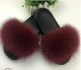 Cute Plush Fox Hair Fluffy Slippers