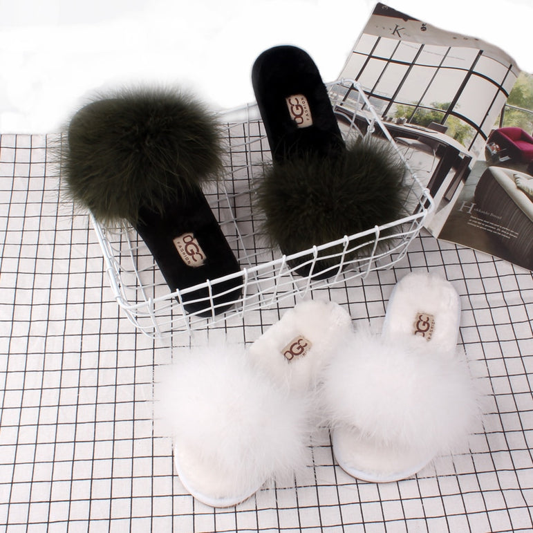 New Spring Home Cotton Plush Slippers