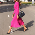 Elegant Party Pleated Midi Dress