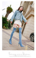 Jeans Thigh High High Heels Women Boots