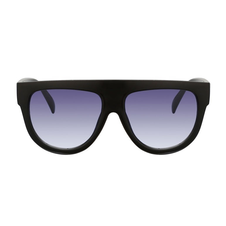 Oversized Retro Shield Shape Sunglasses