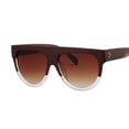 Oversized Retro Shield Shape Sunglasses