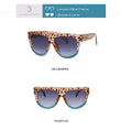 Oversized Retro Shield Shape Sunglasses