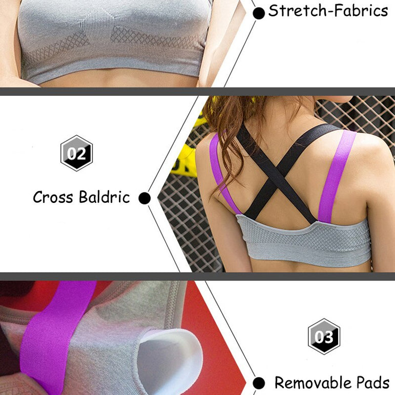 Sport Shirt Women Running Sport Bra