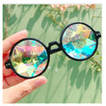 Round Kaleidoscope Glasses Rave Festival Sunglasses