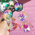 Round Kaleidoscope Glasses Rave Festival Sunglasses