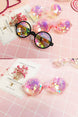 Round Kaleidoscope Glasses Rave Festival Sunglasses