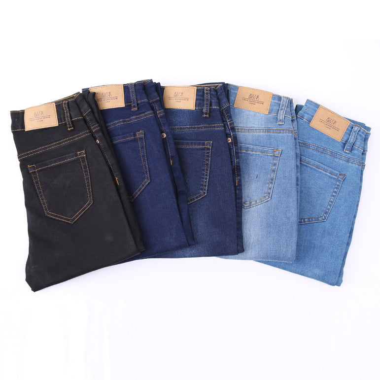 High Waist Jeans Woman High Elastic Pencil Pants