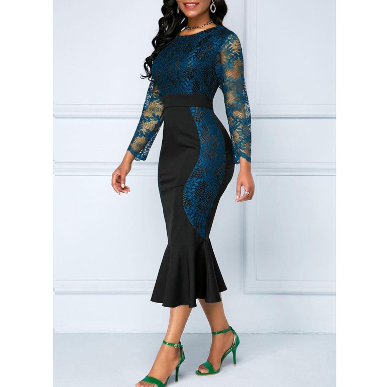 Slim Office Bodycon Vintage Elegant Party Dress