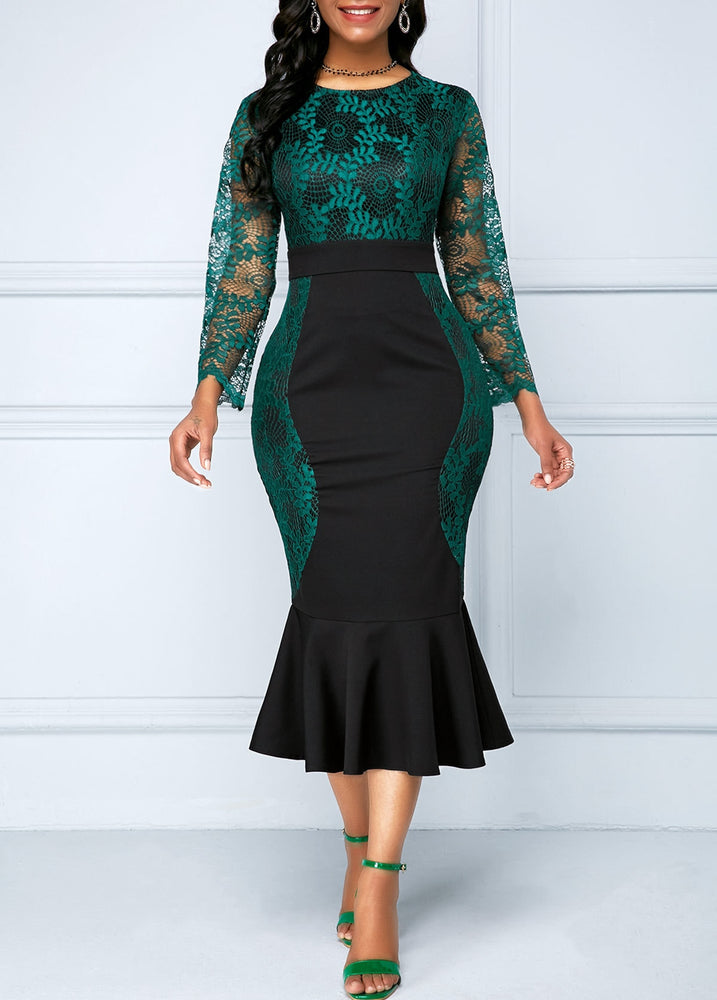 Slim Office Bodycon Vintage Elegant Party Dress