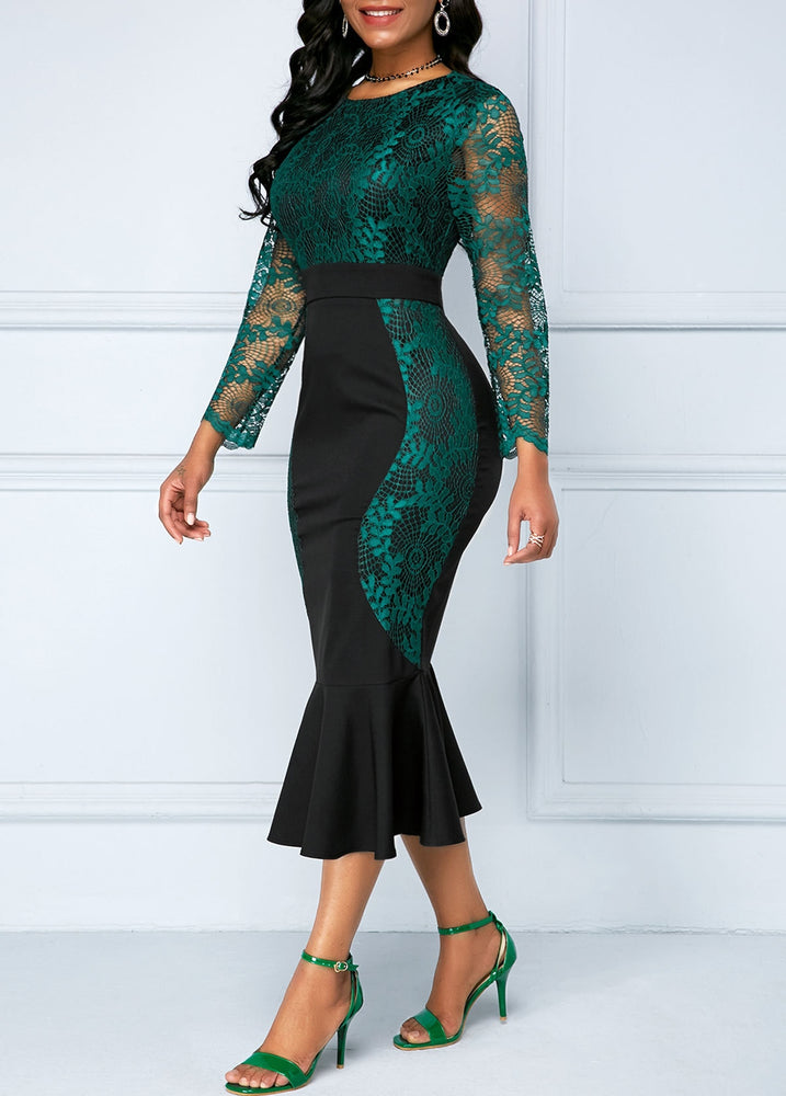 Slim Office Bodycon Vintage Elegant Party Dress