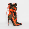 Stilettos Fashion Camouflage Ankle Boots