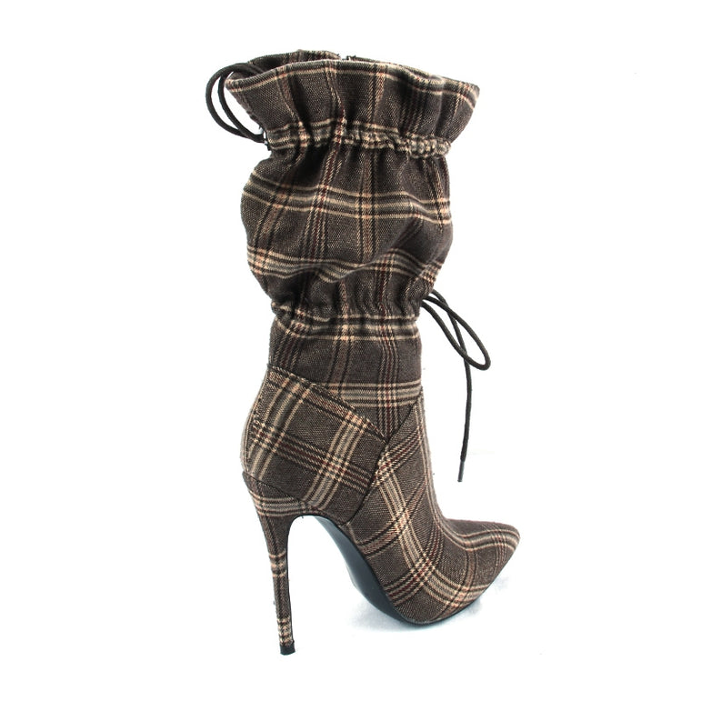 Stilettos Fashion Camouflage Ankle Boots