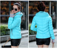 Parkas Thicken Outerwear Solid Hooded Coats