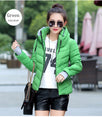 Parkas Thicken Outerwear Solid Hooded Coats