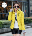 Parkas Thicken Outerwear Solid Hooded Coats