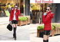 Parkas Thicken Outerwear Solid Hooded Coats