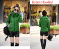 Parkas Thicken Outerwear Solid Hooded Coats