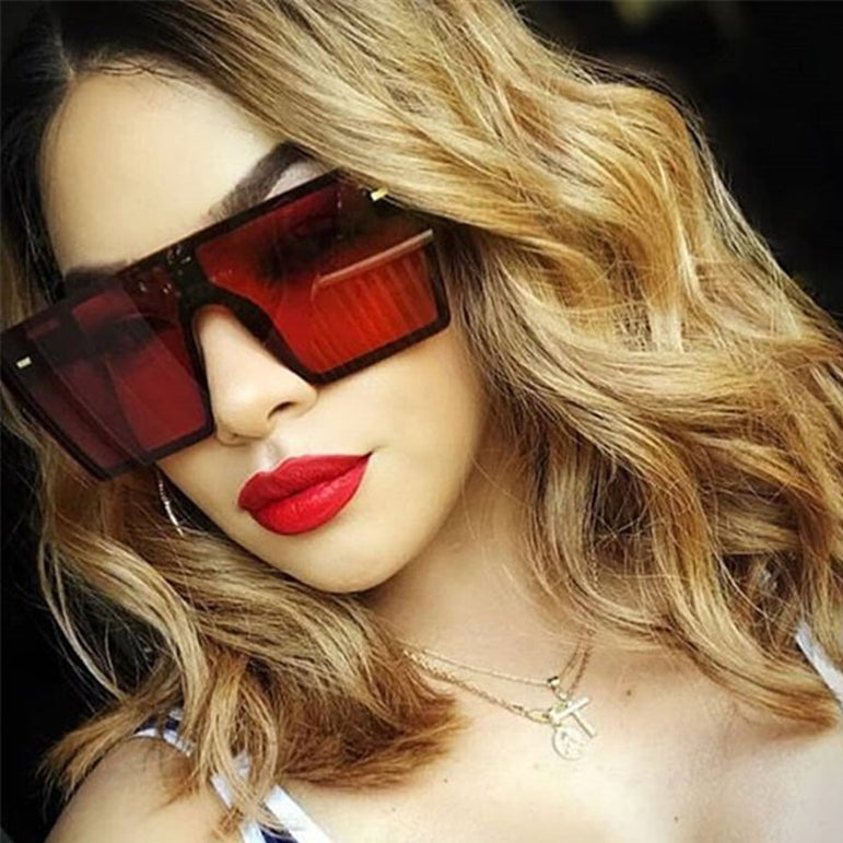 Oversized Square Luxury Brand Sunglasses