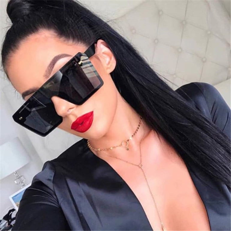 Oversized Square Luxury Brand Sunglasses