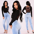 Hot Women Lady Denim Skinny Pants