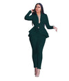 Women Winter Work Wear Full Sleeve Blazer Pants