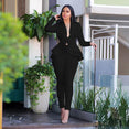 Women Winter Work Wear Full Sleeve Blazer Pants