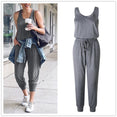 Sexy Off Shoulder Sleeveless Belts Jumpsuits