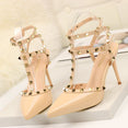 Rivet Ladies Pointed Shallow Mouth Sandals