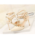 Rivet Ladies Pointed Shallow Mouth Sandals