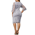 Elegant Women Plus Size Transparent Dress