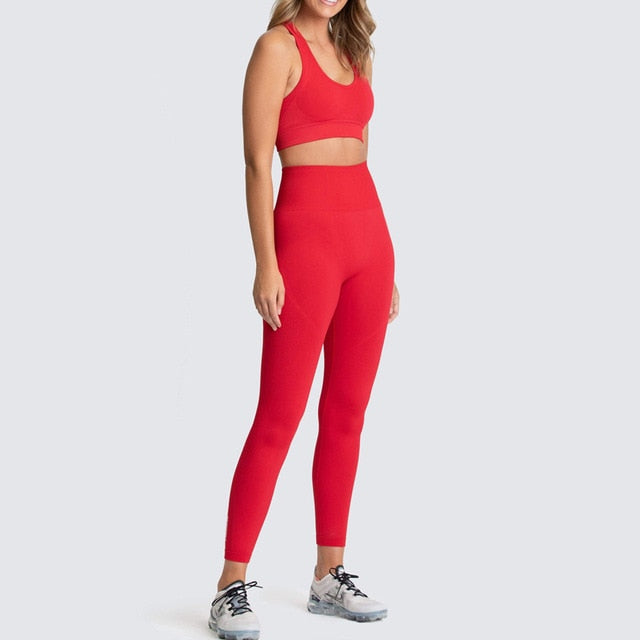 Gym Set Nylon Woman Sportswear Suits